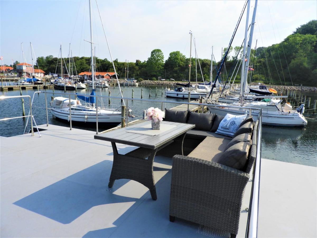 Hotel Hausboot-Lafe Flensburger Foerde Egernsund Esterno foto